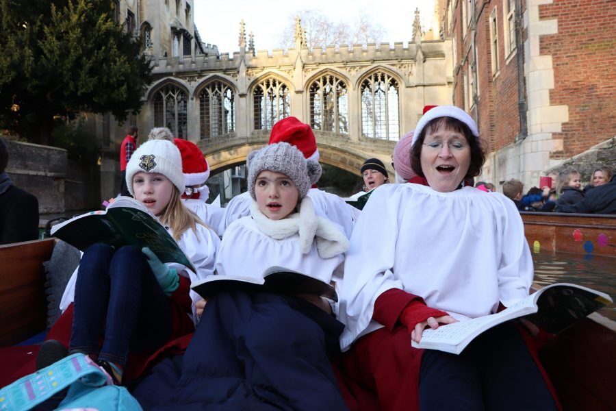 Christmas Carols On The River, Special Events, Winter Punting, Punting in Cambridge, Punting Tour, Events, Charity, Christmas