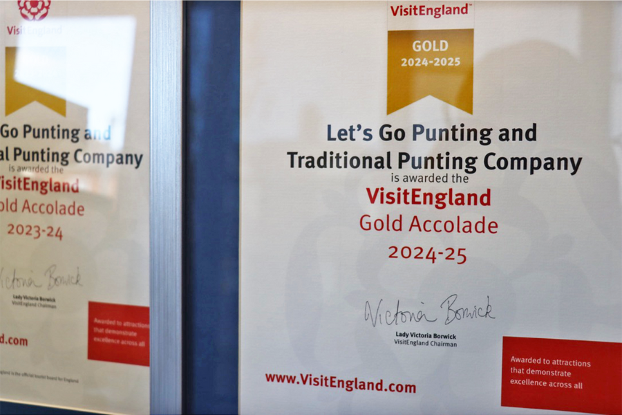 VisitEngland Gold award